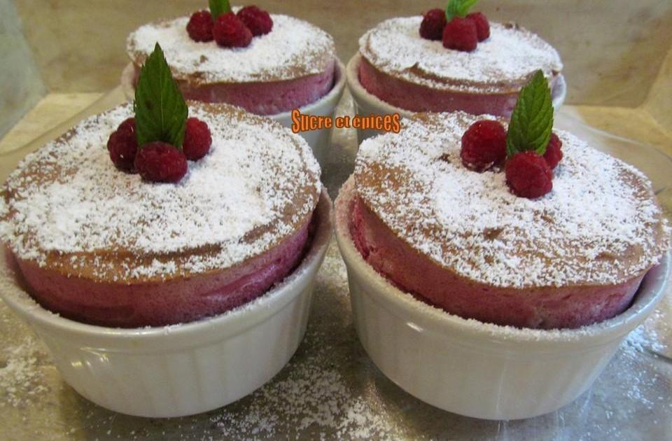 Soufflés aux framboise