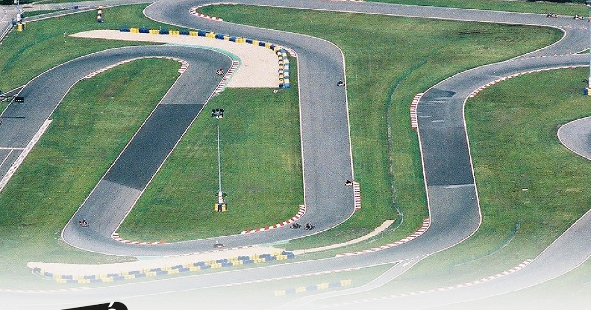 La fin d'un circuit de moto à Meriganc