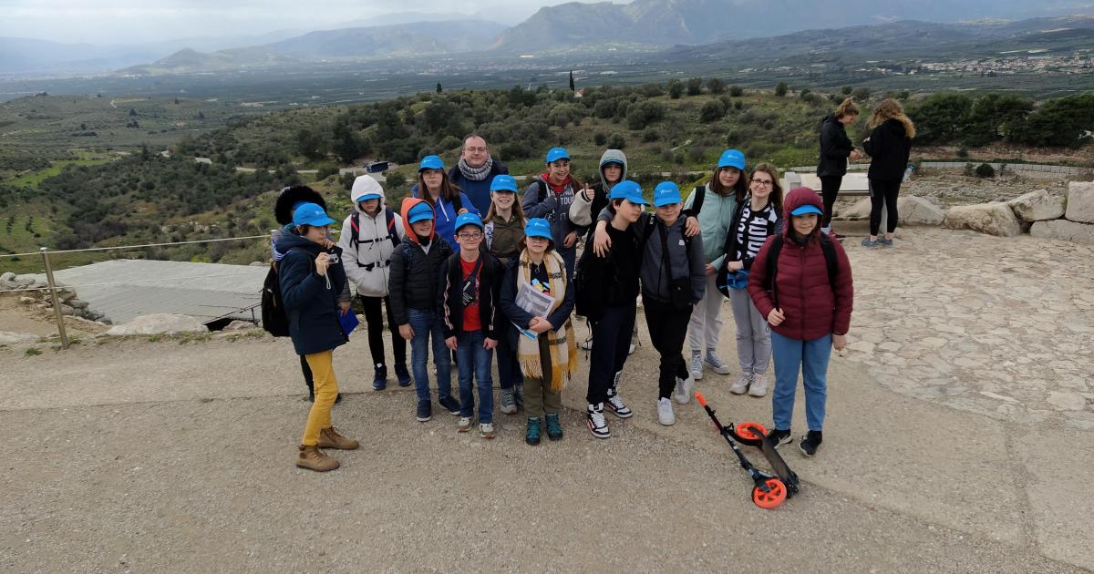 Photos de la cité de Mycènes, du restaurant et du théâtre d'Epidaure