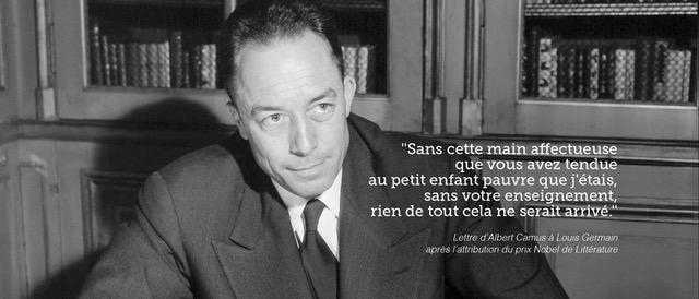 Albert Camus et Louis Germain