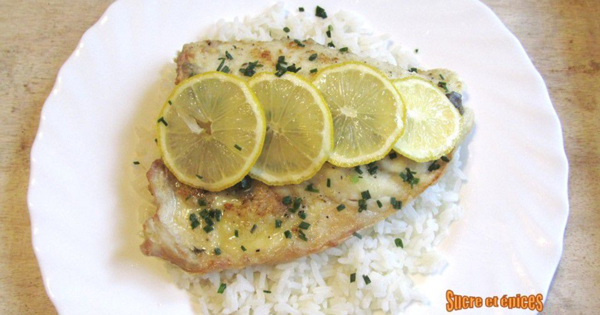 Dorade meunière cuite au four