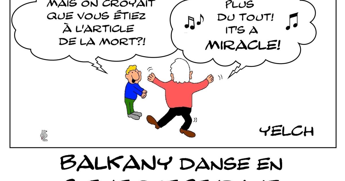 Balkany danse à nouveau la gigue! sur une musique du groupe Queen , bien sûr!