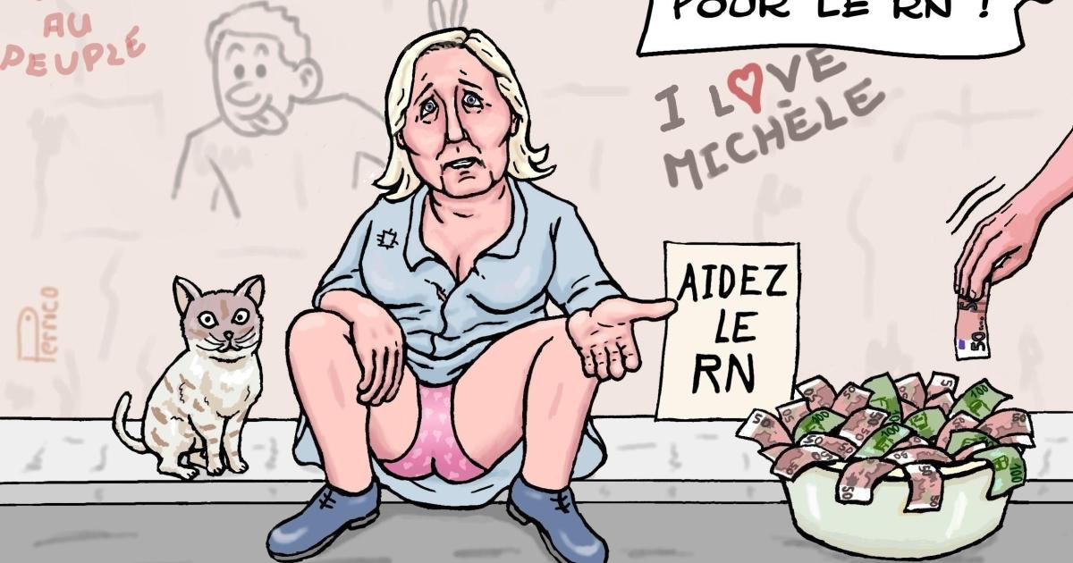 la course aux parrainages pour Marine Le Pen