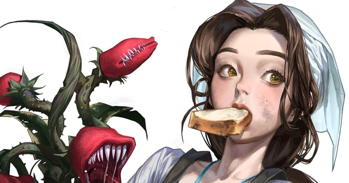 Character Design - La plante gourmande