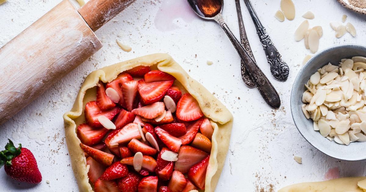Tarte fraises-rhubarbe à l'américaine - Strawberry-Rhubarb Pie