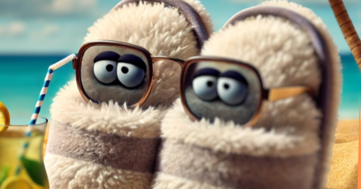 Les pantoufles du 1er avril.