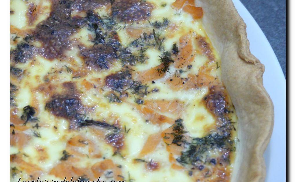 Quiche au saumon rapide
