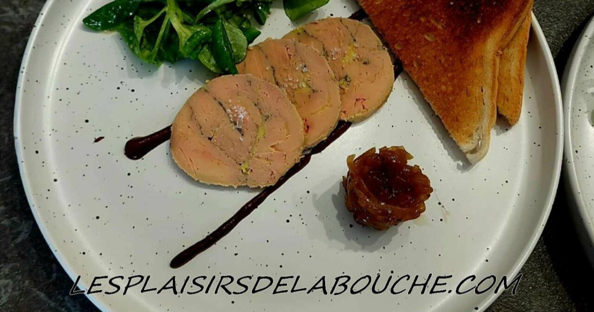 Foie gras cuit sous vide à basse température