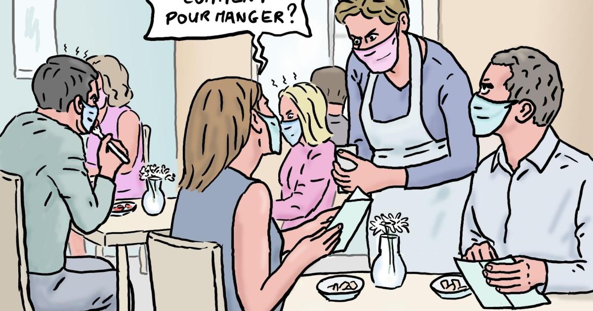 Covid-19 : port du masque dans les restaurants