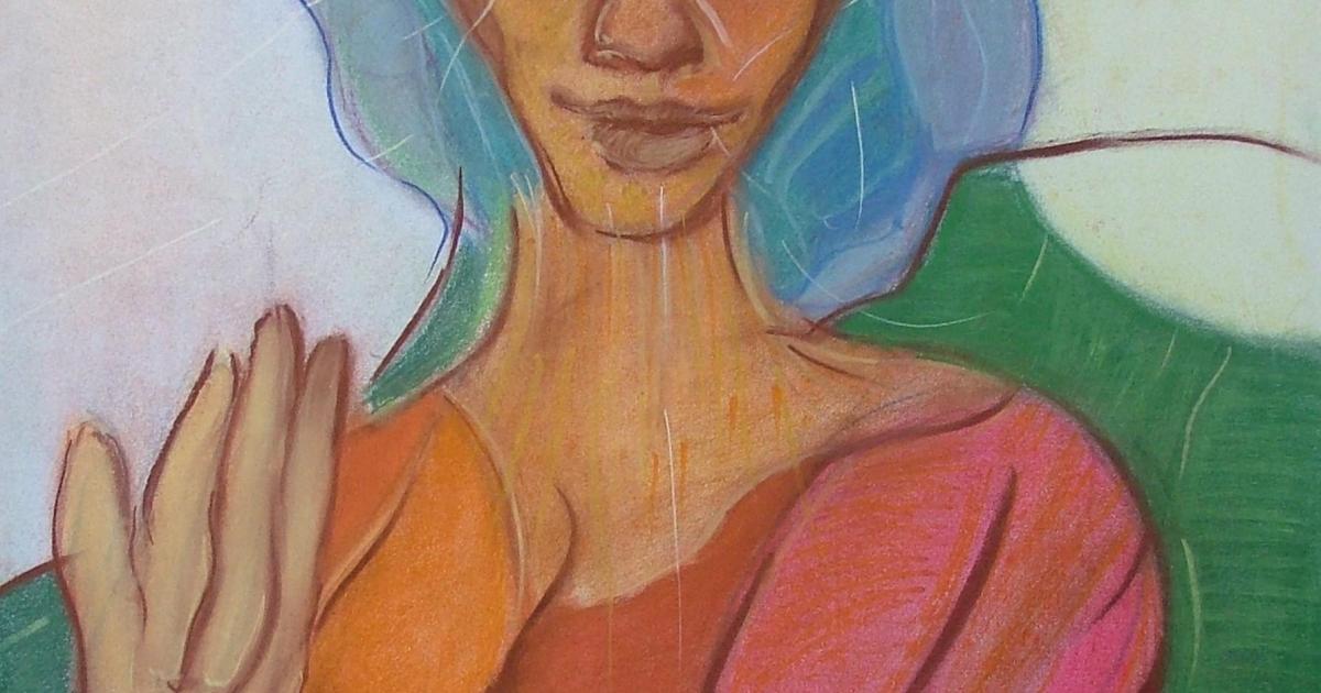 Peintures au fil du temps - Elle en Lionne - 2002