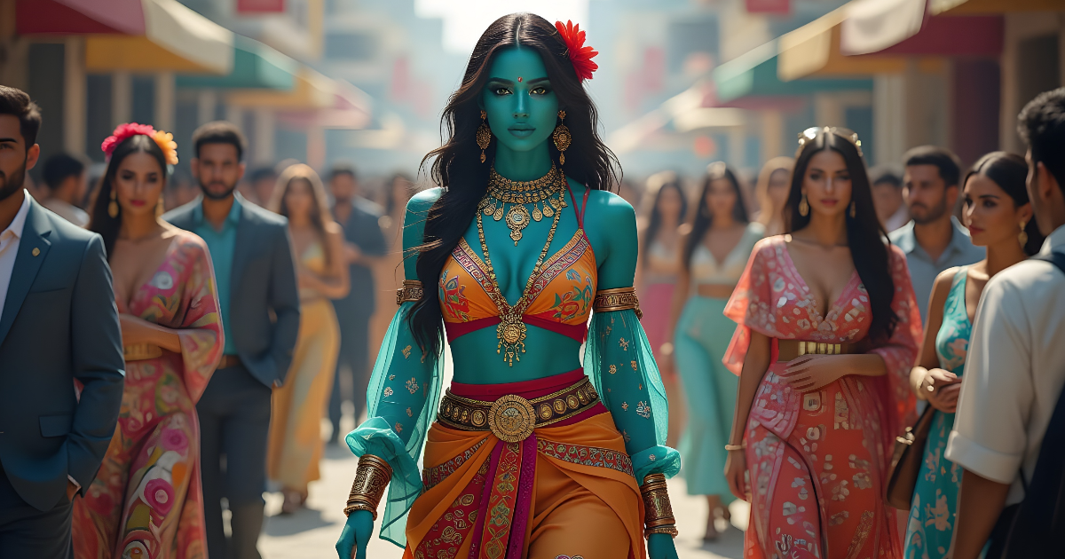 Mon amie est turquoise (poème)