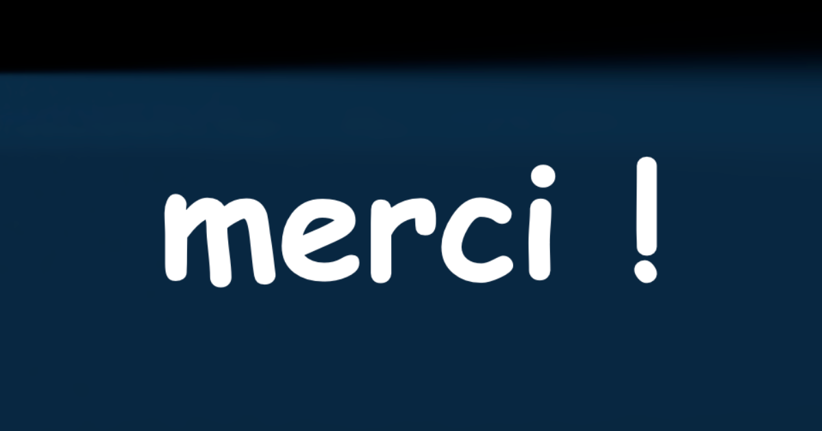 merci la révolution !