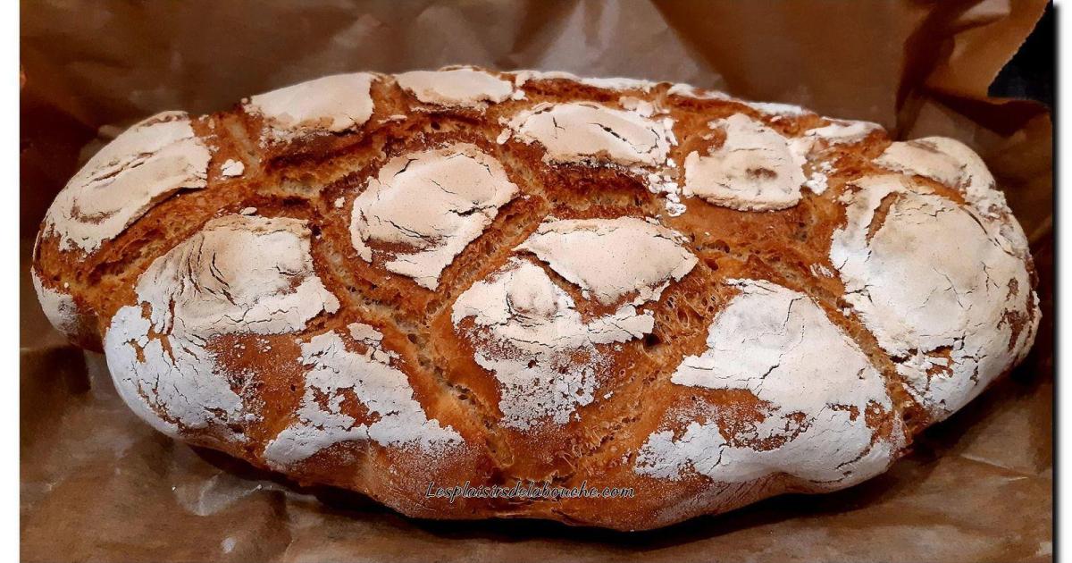 Pain de campagne cuit en cocotte