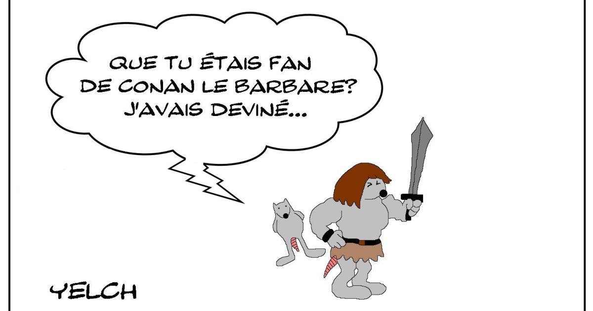 Le rat qui était fan de Conan le barbare