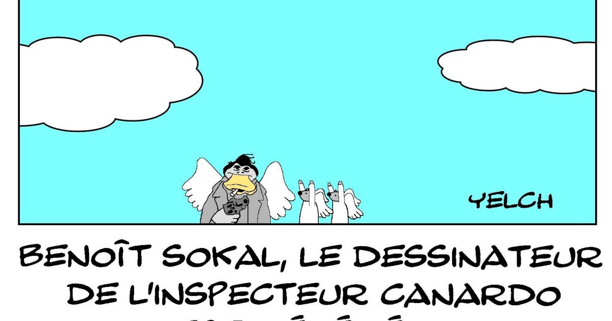 Hommage à Benoît Sokal , papa de l'inspecteur Canardo