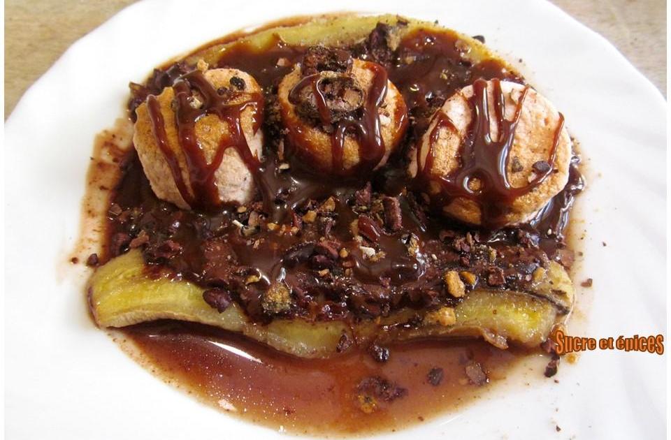 Papillotes faciles aux bananes, chocolat et marshmallows