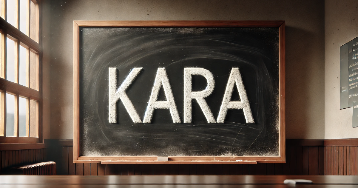 1. Pourquoi "KARA" ?