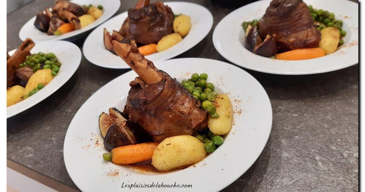 Souris d'agneau et ses petits légumes
