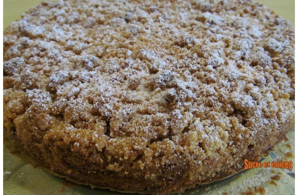 Gâteau citron framboises avec streusel - Recette en vidéo