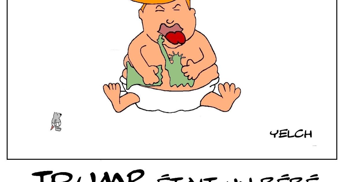 tout bébé ,Trump faisait des colères épouvantables