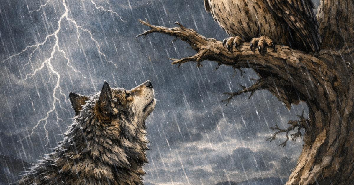 Le Loup et le Hibou