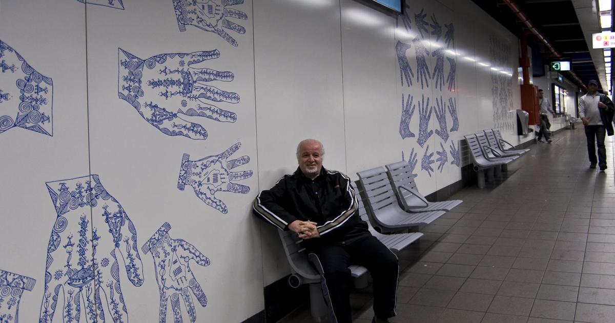 L'ART DANS LE METRO - Oeuvres de HAMSI