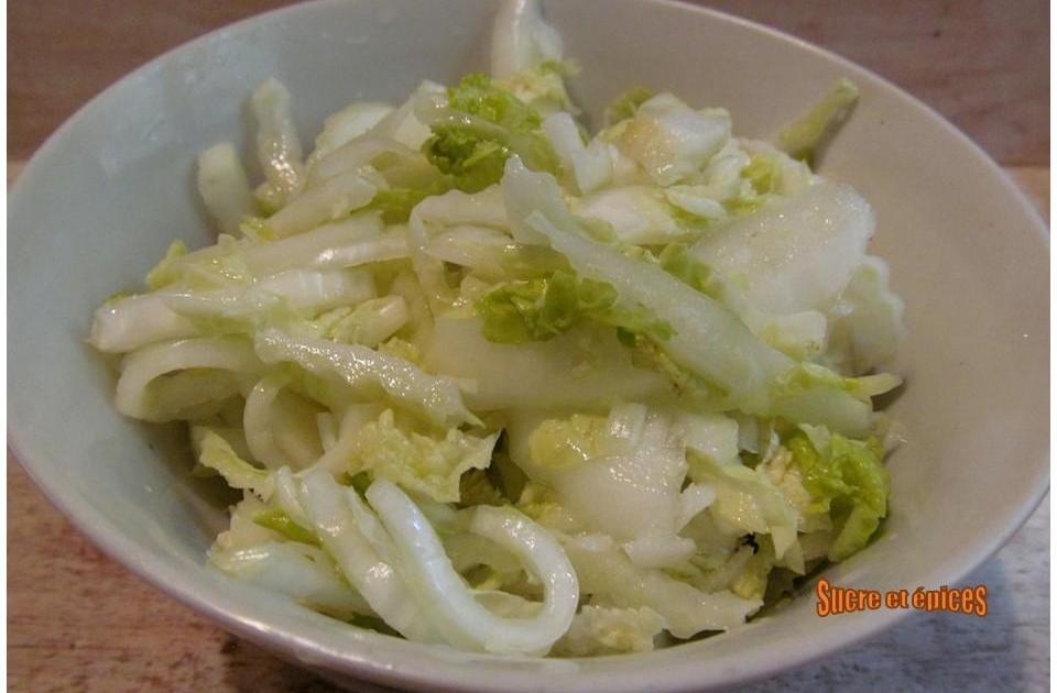Chou chinois au vinaigre ou comment utiliser le vinaigre des cornichons