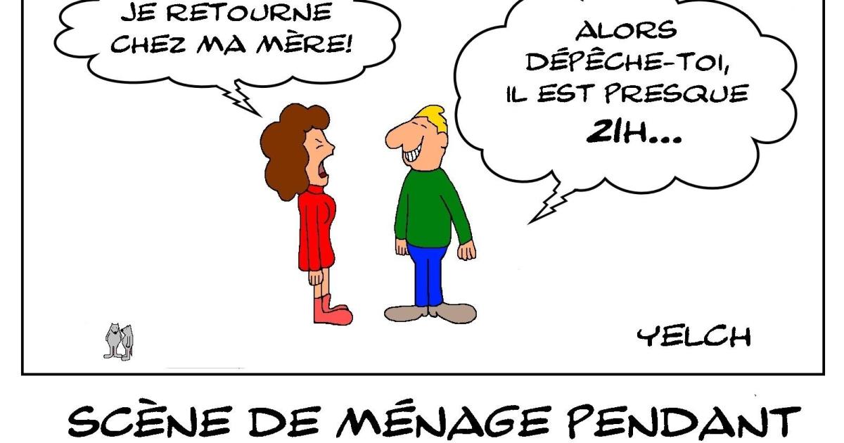 Scène de ménage pendant le couvre-feu