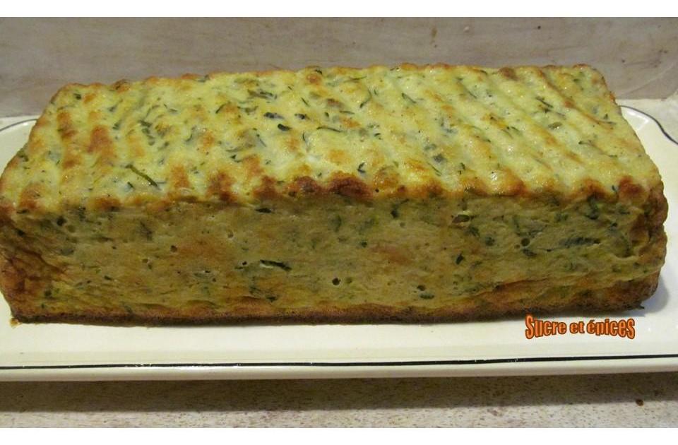 Pain de courgettes au basilic