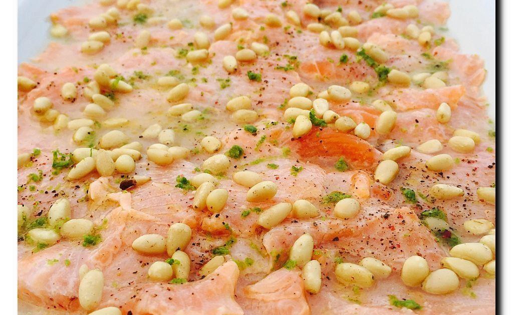 Carpaccio de truite