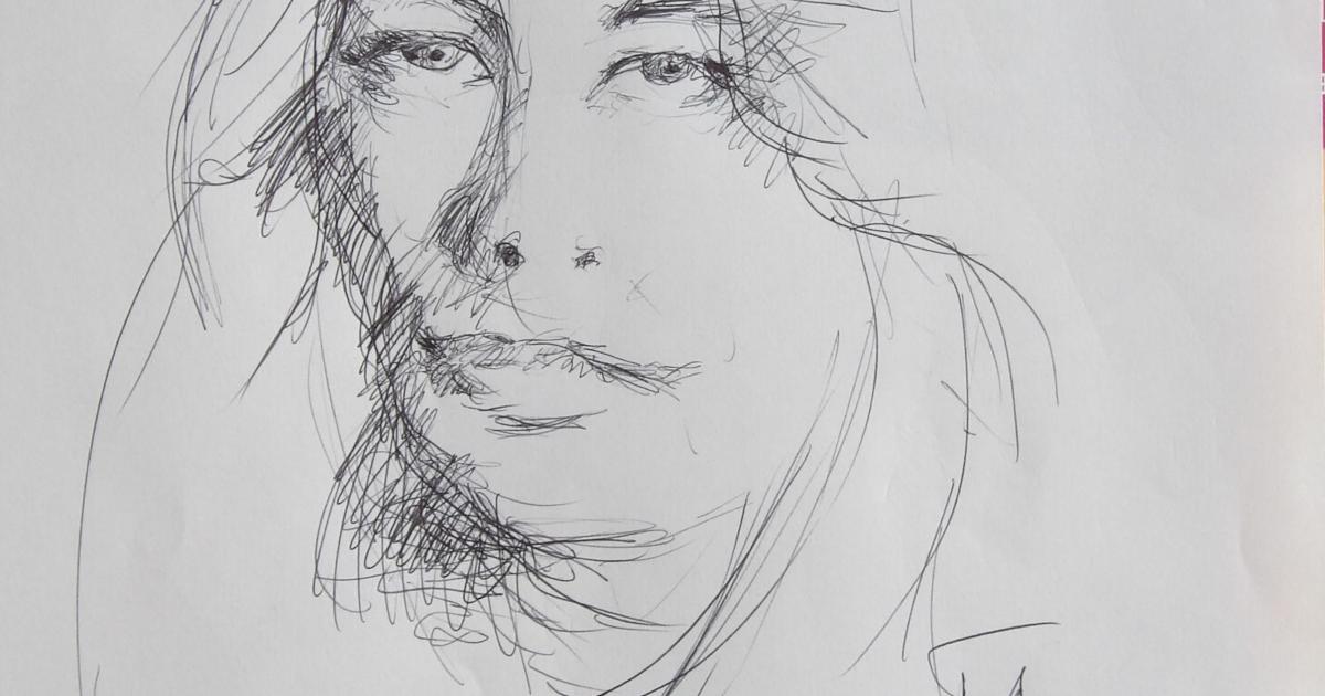 Dessins d'après les screen test d'Andy Warhol  shot between 1963 and 19661 - MARY WORONOV