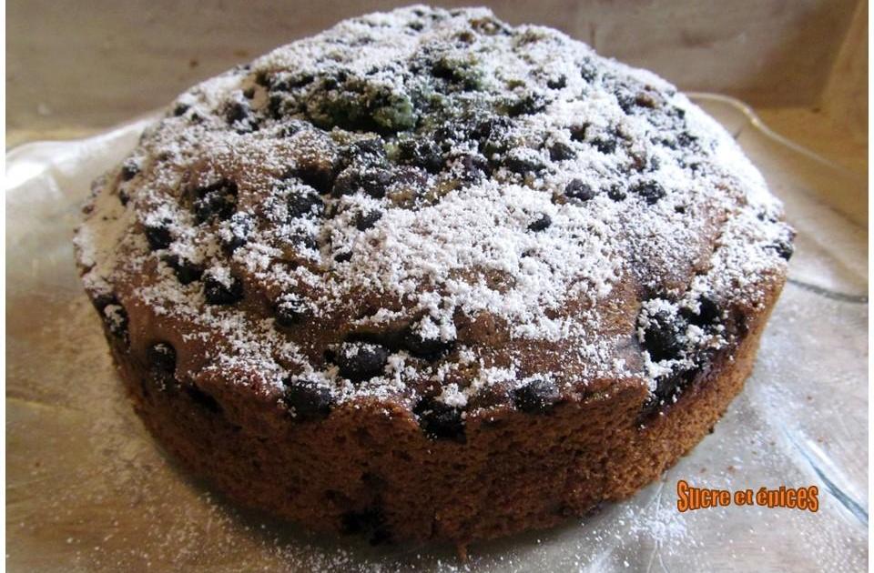 Gâteau aux myrtilles et au citron
