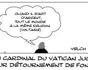 Détournement de fonds  au Vatican