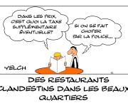 Restaurants clandestins dans les beaux quartiers