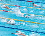 Jeux de Toulousains/Natation:  Assia Touati, nageuse aux Dauphins du TOEC