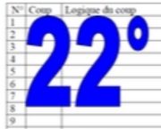 22° diagosudoku, avec la solution du vingt-et-unième