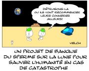 Une banque du sperme sur la Lune