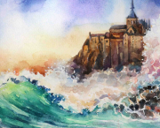 Stage d’aquarelle "L'abbaye du Mont-Saint-Michel"