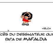 Le décès du dessinateur Quino , papa de Mafalda