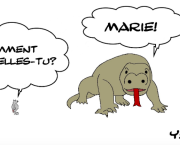 LE DRAGON DE KOMODO QUI S'APPELAIT MARIE