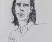 Dessin - Nick Cave - L'Habité - 1994