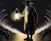 Le vieil homme et la lanterne