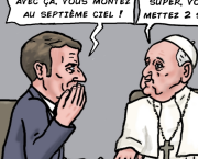 l'entretien du Président Macron avec le Pape François