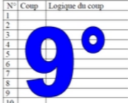 9° diagosudoku, avec la solution du huitième