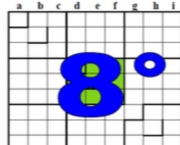 huitième centrosudoku, avec la solution du septième centrosudoku.