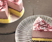 Gâteau mousse aux myrtilles - Recette en vidéo