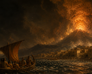 L'éruption de Santorin