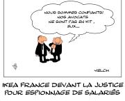 Ikea devant la justice pour espionnage d'employés