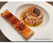 Tartare de saumon truffé