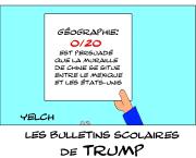 bulletins scolaires de donald trump : géographie